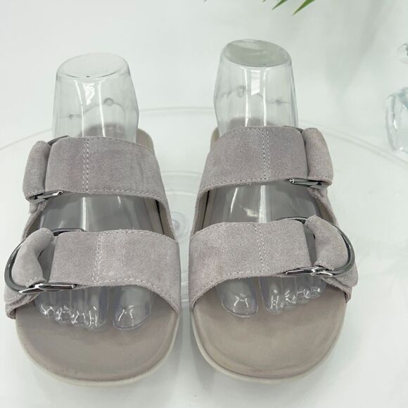 Vionic Corlee Slide Sandals Women Size 8 Gray Comfort Beach Summer Shoes Comfort - Picture 4 of 15